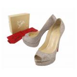 Christian Louboutin Glitter Pumps