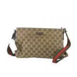 GUCCI GG Canvas Sherry Line Shoulder Bag