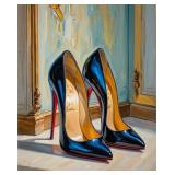 Red Bottom Heels1 Ltd. Edt. Canvas By Van Gogh Ltd