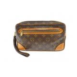 LOUIS VUITTON Monogram Marly Dragonne GM Clutch