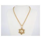CHANEL Pearl Flower Fashion Necklace