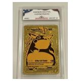 Pokï¿½mon Gold Custom Pikachu Card
