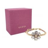 Gucci Crystal Double G Bracelet