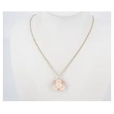 Chanel Coco Mark Camellia Fashion Necklace