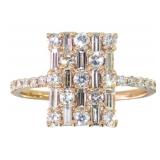 18kt Gold Natural 1.00 ct VVS Diamond Ring