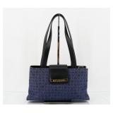 Bvlgari Logo Mania Denim Shoulder Bag