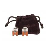 Hermes H Cube Earrings