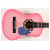 Autographed Reba McEntire Acoustic Guitar