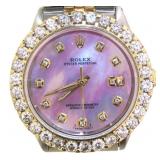 Rolex Oyster Perpetual 34 mm Diamond Watch