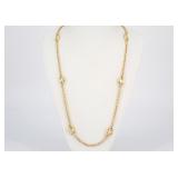 Celine Large Gold Fashion Necklace
