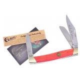 Michael Prater Hen & Rooster Spiney Stockman Knife