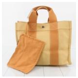 Hermes Coquillage PM Canvas Tote Bag