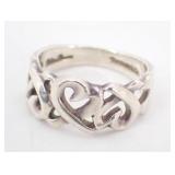 Tiffany & Co. Loving Heart Silver Ring