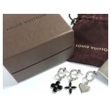 Louis Vuitton 3-Pieces Silver Earrings