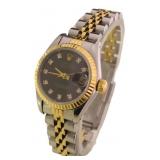 Rolex 18kt/SS 69173 Lady Datejust w/Diamond