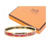 Hermes Enamel Bangle