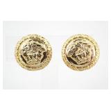 Versace Medusa Fashion Clip-on Earrings