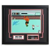 Autographed Mike Tyson Punch Out Framed Display