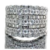 Stunning 1/2 ct Diamond Waterfall Ring