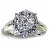Platinum 1.08 ct Brilliant Natural VS Diamond Ring