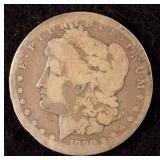 1890 CC Morgan Silver Dollar