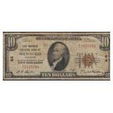 1929 First National Milwaukee, WI $10 Bank Note