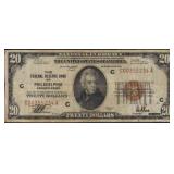 1929 Philadelphia, PA $20 Federal Reserve Bank