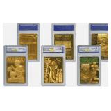 23K Gold Marino/Smith/Namath Card Set