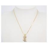Yves Saint Laurent YSL Rhinestone Necklace
