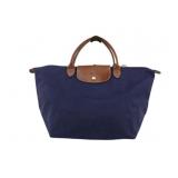 LONGCHAMP Navy & Brown Hand Bag