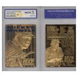 1996 Mickey Mantle 23K Gold Card