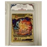Pokï¿½mon Gold Custom Charizard Card