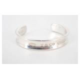 Tiffany & Co. 1837 Silver Cuff Bracelet