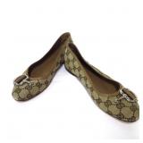 Gucci GG Pattern Horsebit Shoes Size 36