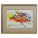 Horse Racing Framed Giclee by Leroy Neiman