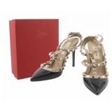 Valentino Garavani Rockstud Ankle Strap Pumps