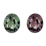 GIA Certified Oval 1.30 ct Color Change Sapphire