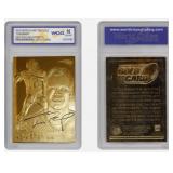 23K Gold Tom Brady NFL Card