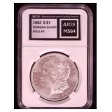 1882 San Francisco MS64 Morgan Silver Dollar