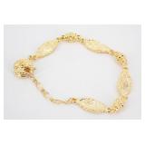 Yves Saint Laurent Fashion Gold Bracelet
