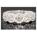 18kt White Gold 1.00 ct Natural Diamond Ring
