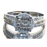 14kt Gold Brilliant 1.00 ct Diamond Designer Ring