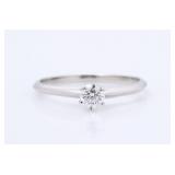 Tiffany & Co. Solitaire Diamond Ring