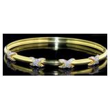 Quality Natural Diamond Bangle Bracelet