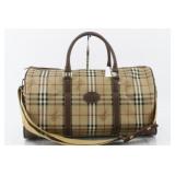 Burberry Nova Check Boston Bag