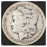 Key Date - 1889 CC Morgan Silver Dollar