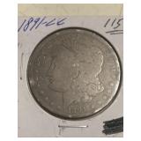 1891 CC Carson City Morgan Silver Dollar
