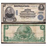 1902 Biddeford $5 National Banknote