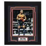 Autographed Mike Tyson Custom Framed Photo Display