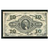 1255 10 Cent Fractional Currency